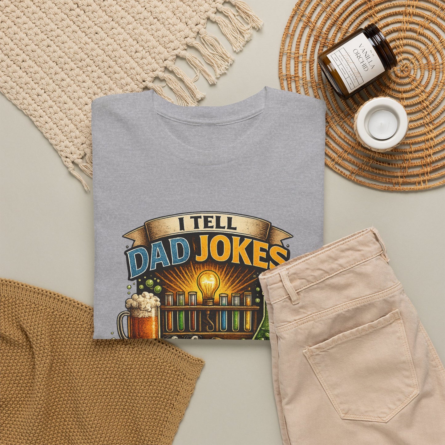 I Tell Dad Jokes Periodically Shirt | Funny Science Dad Tee | Chemistry Pun Fathers Day Gift