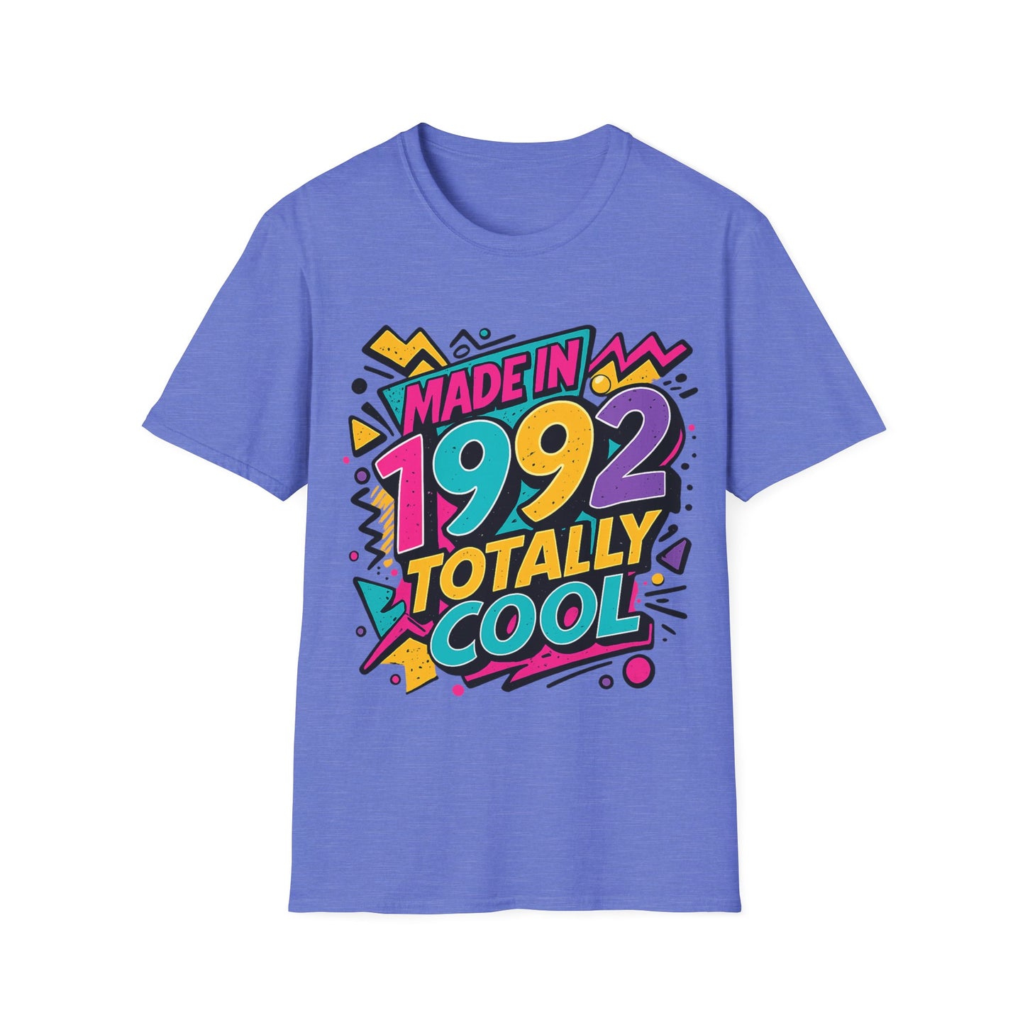 Made in 1992 Totally Cool T-Shirt | Retro 90s Birth Year Shirt | 1992 Birthday Gift Tee