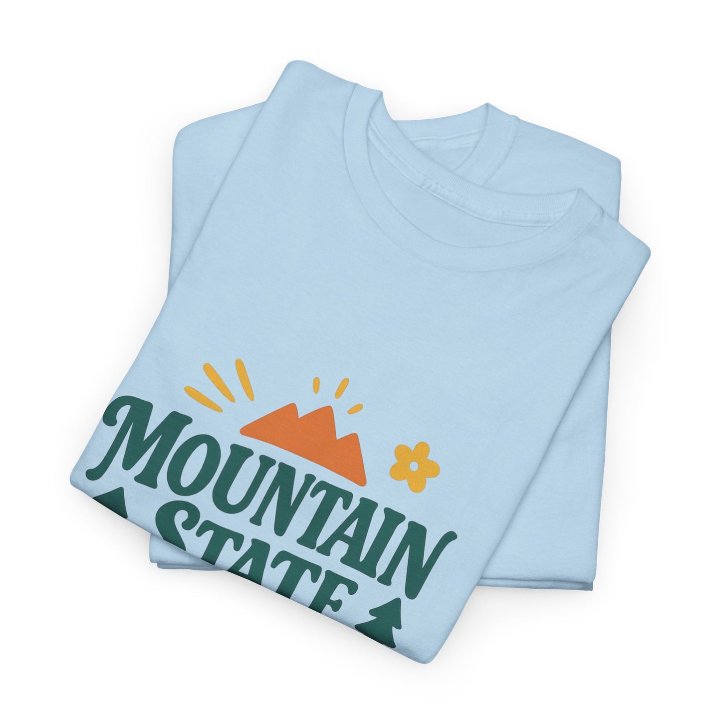 Mountain State of Mind Tee, Adventure T-Shirt, Nature Lover Gift, Trendy Cotton Shirt, Outdoor Enthusiast Apparel, Summer Outfit