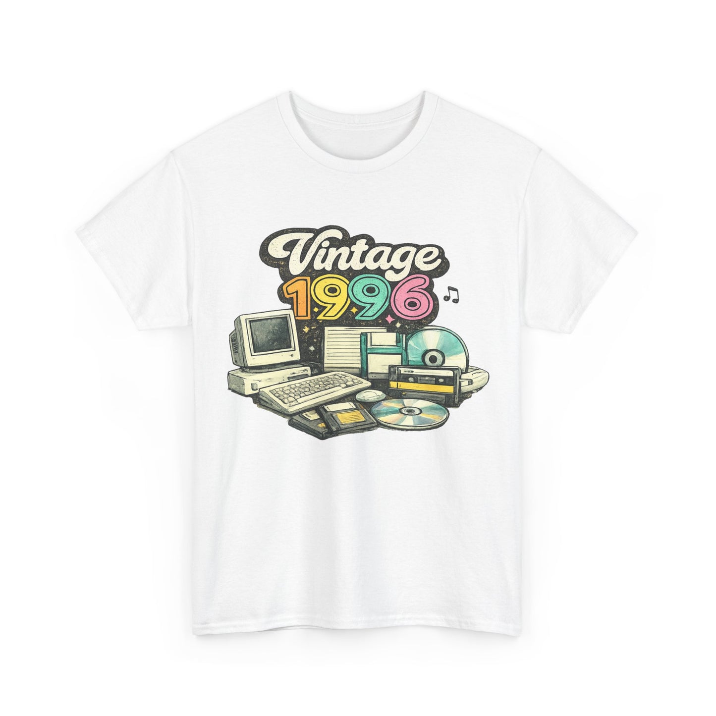 Made in 1996 Shirt – Retro 90s Birthday T-Shirt, Vintage 1996 Birth Year Tee