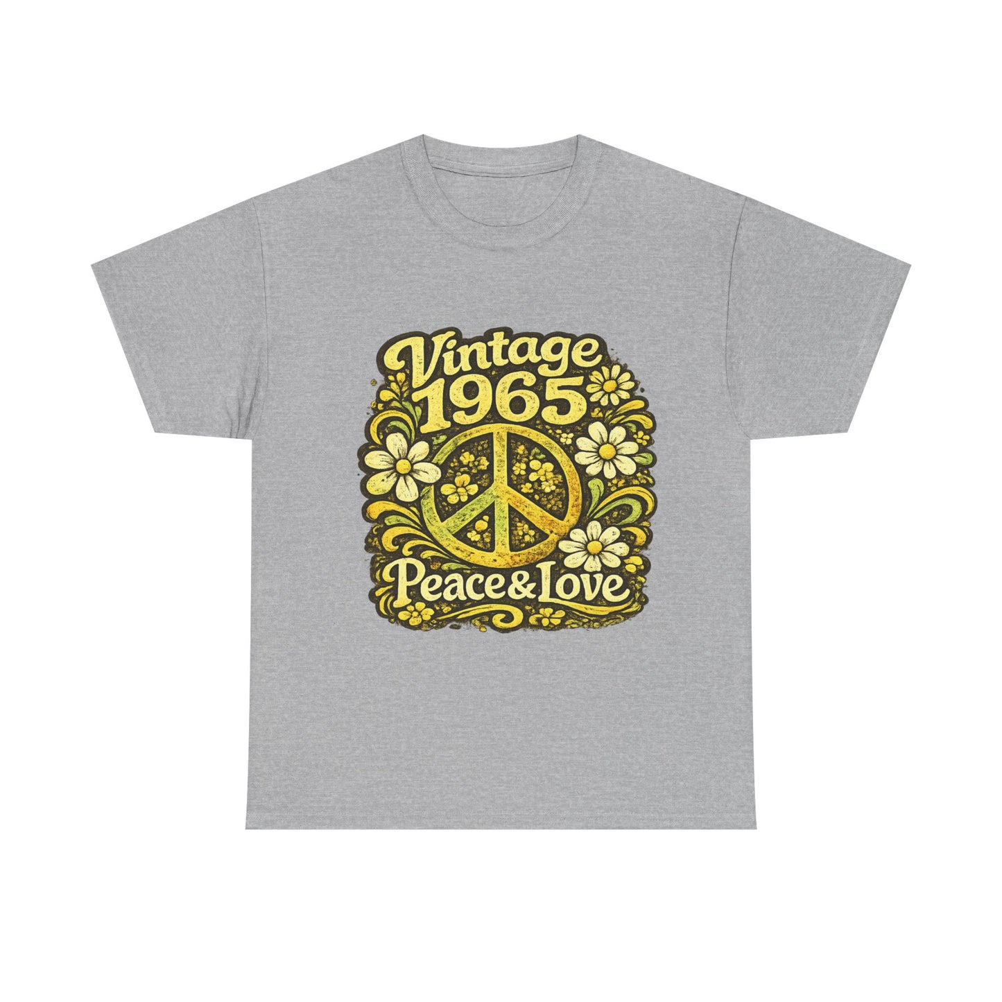 Vintage 1965 Retro T-Shirt – Born to Vibe 1965 Shirt, 60s Hippie Graphic Tee, Retro Birth Year Shirt, 1965 Birthday Gift