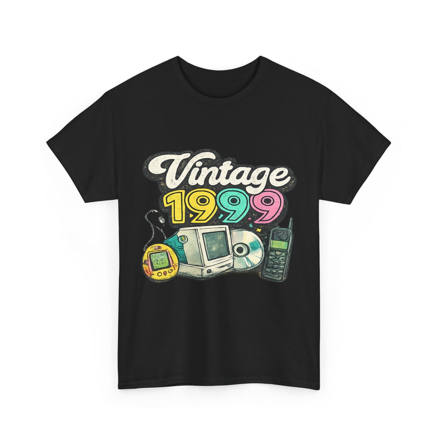 Vintage 1999 Retro T-Shirt | 1999 Birth Year Shirt | Retro 90s Graphic Tee