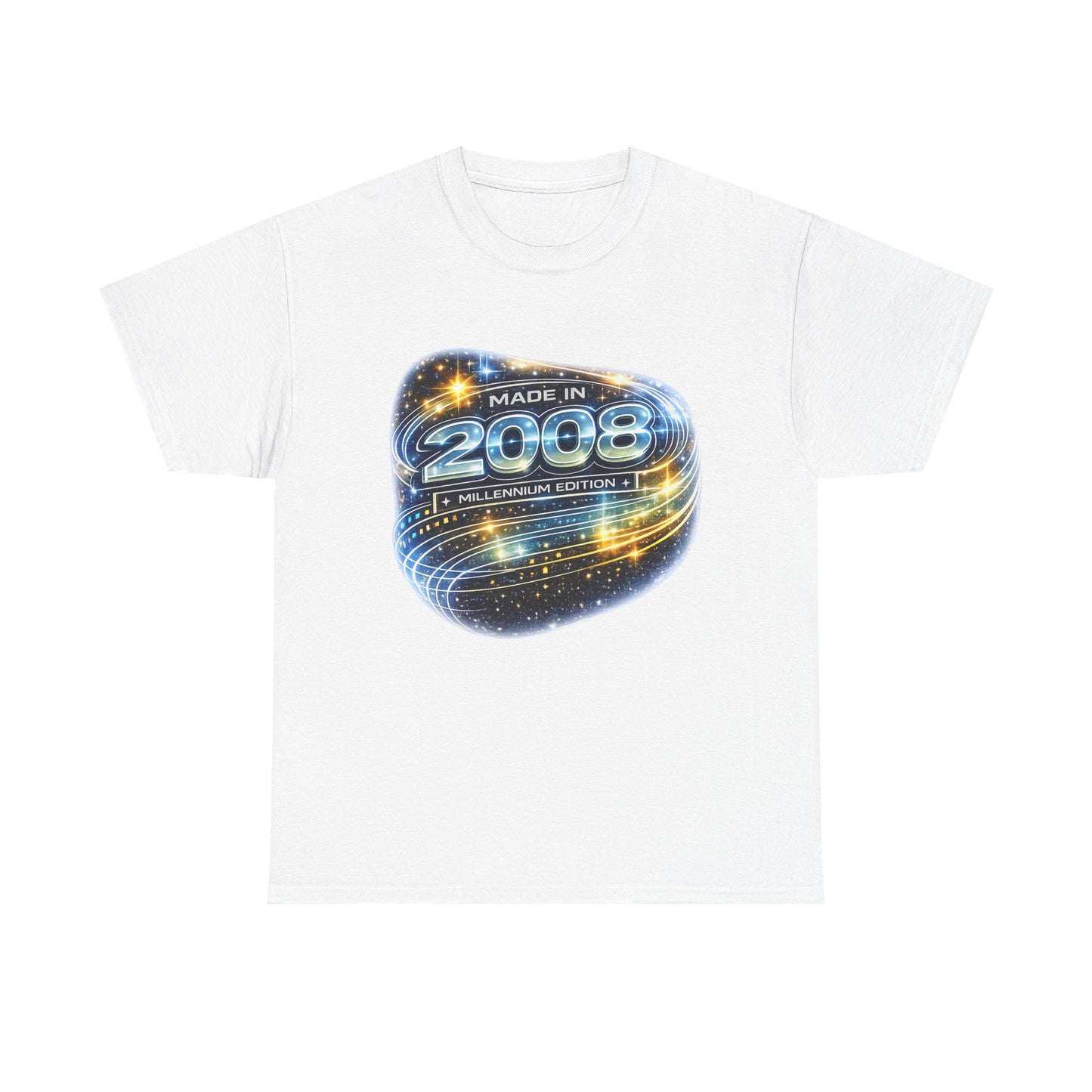 Born in 2008 Y2K T-Shirt, Retro 2000s Birthday Shirt, Vintage 2008 Graphic Tee, Unisex Nostalgia Gift