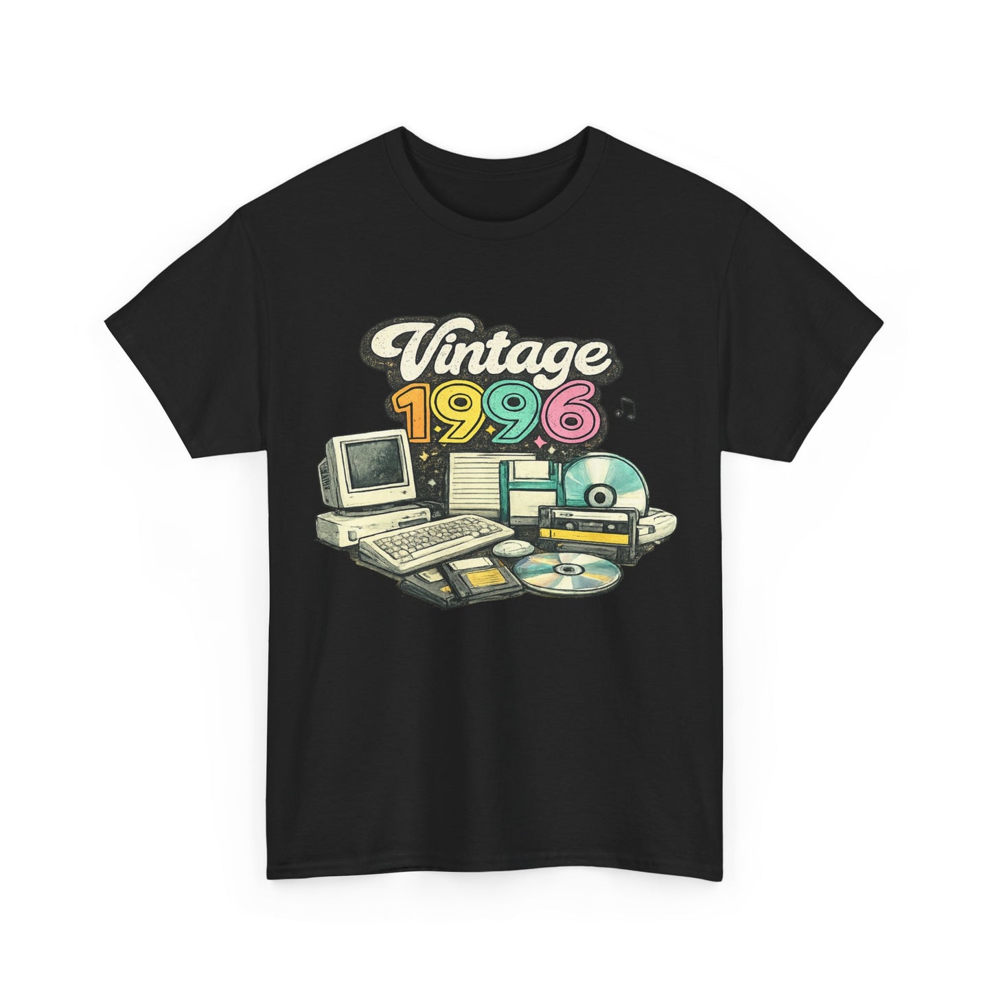 Made in 1996 Shirt – Retro 90s Birthday T-Shirt, Vintage 1996 Birth Year Tee