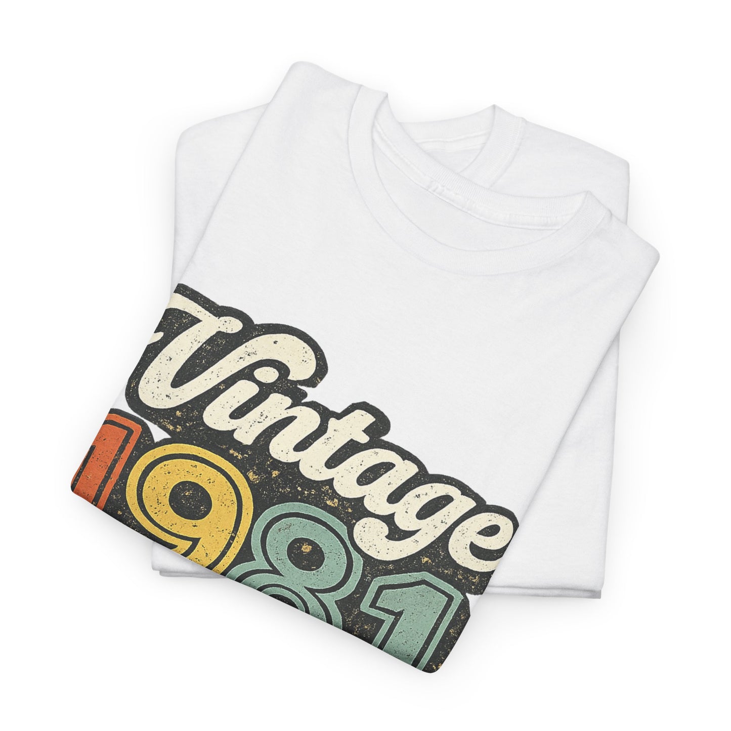 Vintage 1981 Retro T-Shirt | 1981 Birth Year Shirt | 80s Graphic Tee
