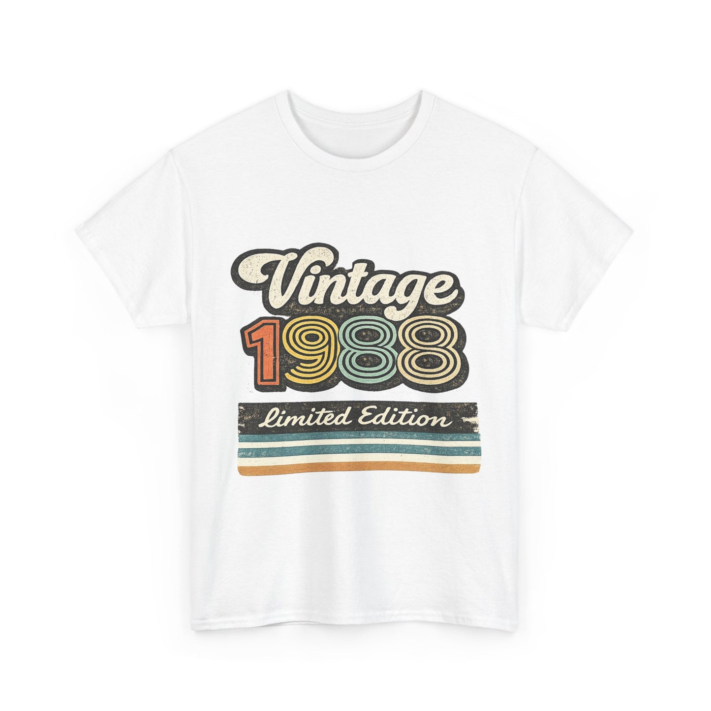 Vintage 1988 Retro T-Shirt | 1988 Birth Year Shirt | Retro 80s Graphic Tee