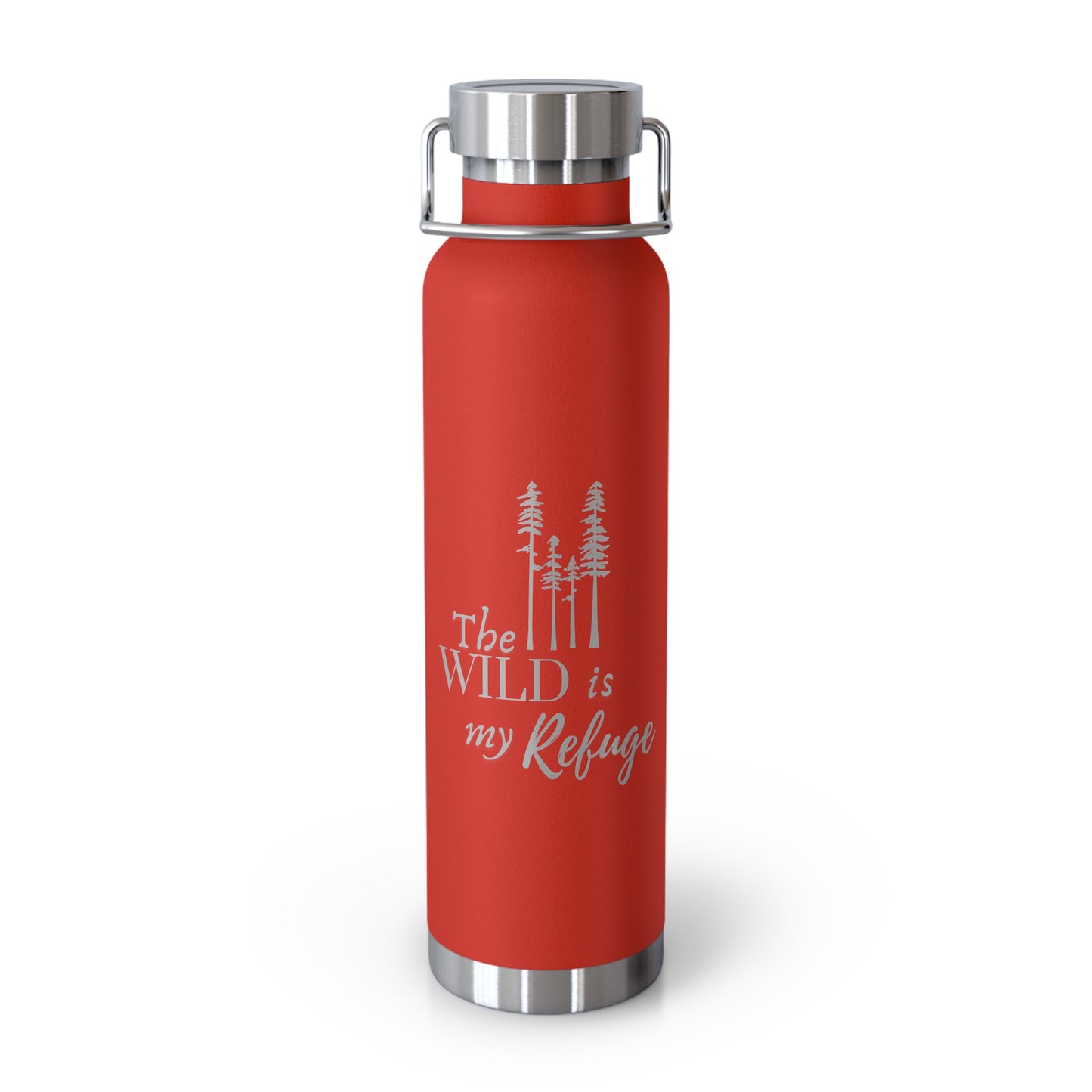 The Wild Is My Refuge – 22oz Insulated Water Bottle | Adventure Gift for Nature Love