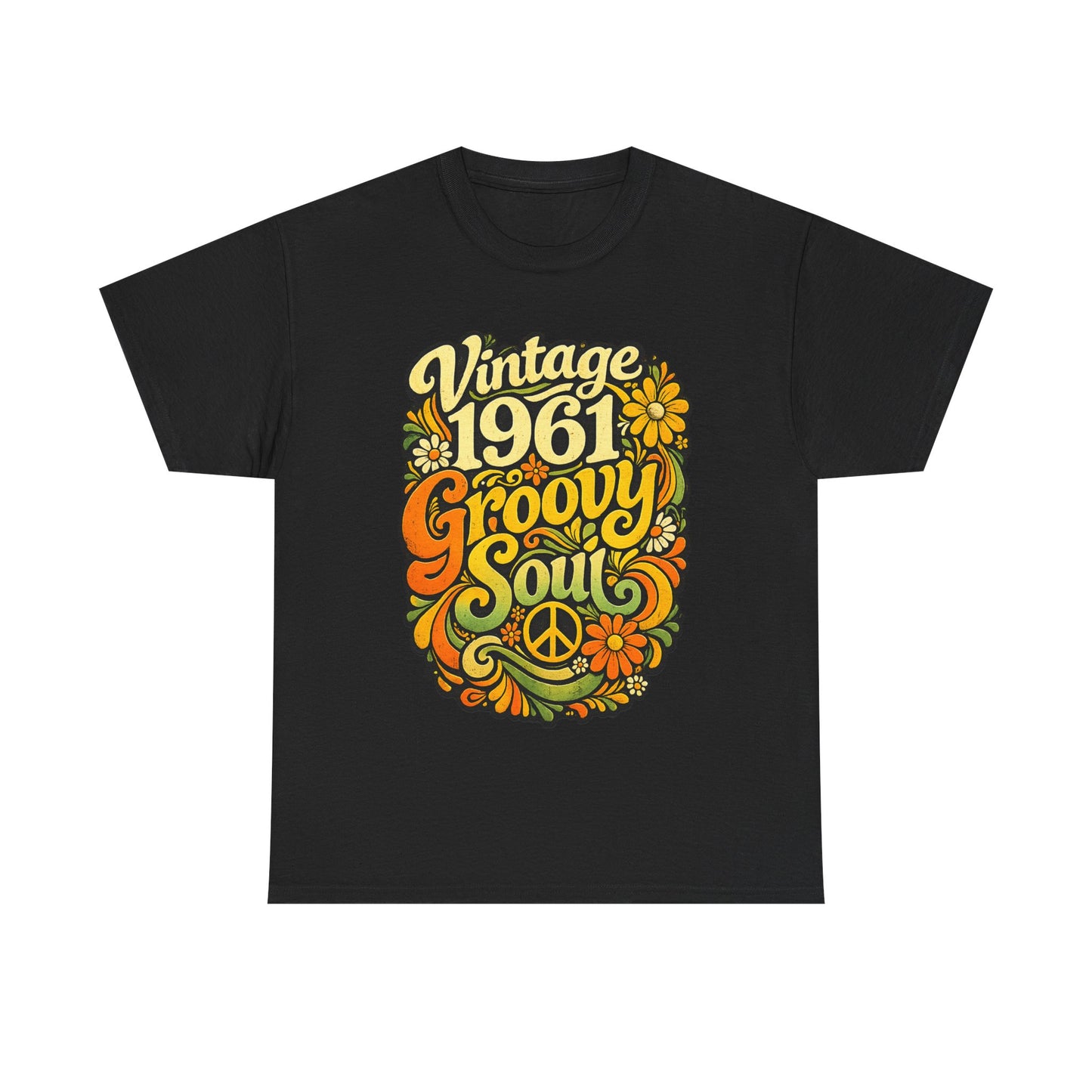 Vintage 1961 Retro T-Shirt | 1961 Birth Year Shirt | Retro 60s Graphic Tee
