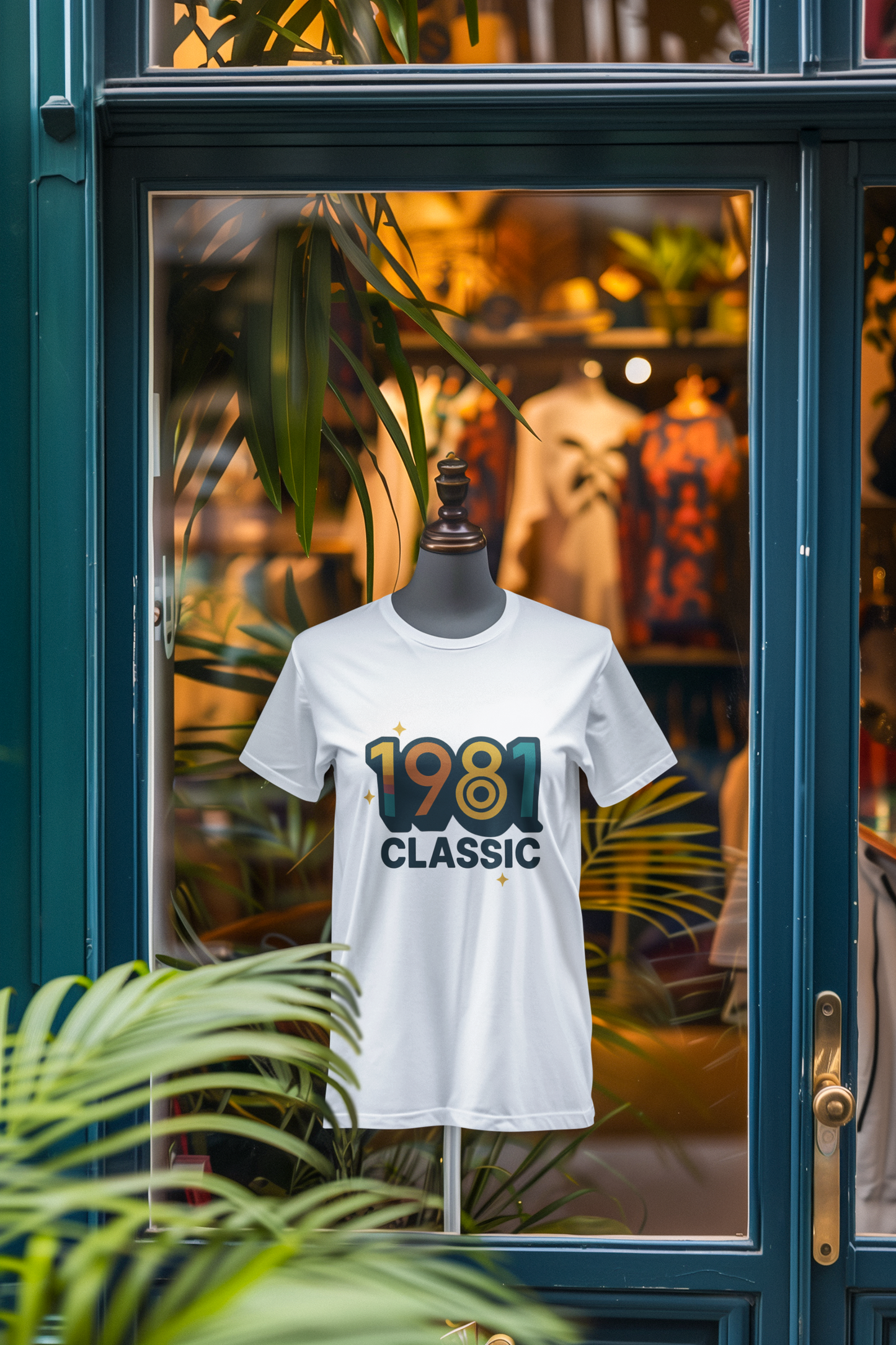 Retro Vibe 1981 T-Shirt Born to Vibe Cotton Tee, Vintage 80s Style Unisex Shirt, Birthday Gift, Casual Everyday Top