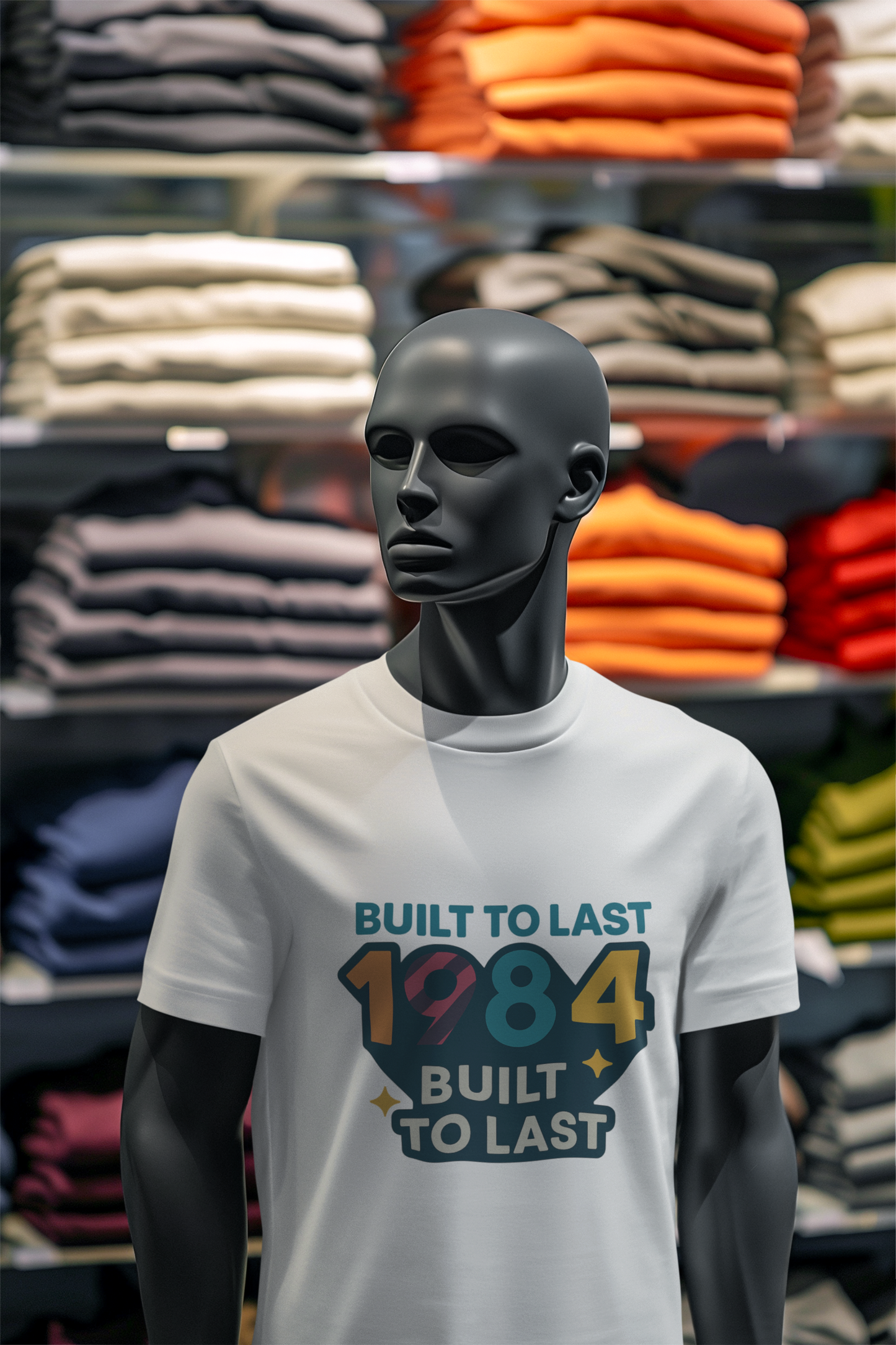 Retro Vibe 1984 T-Shirt Born to Vibe Cotton Tee, Vintage 80s Style Unisex Shirt, Birthday Gift, Casual Everyday Top