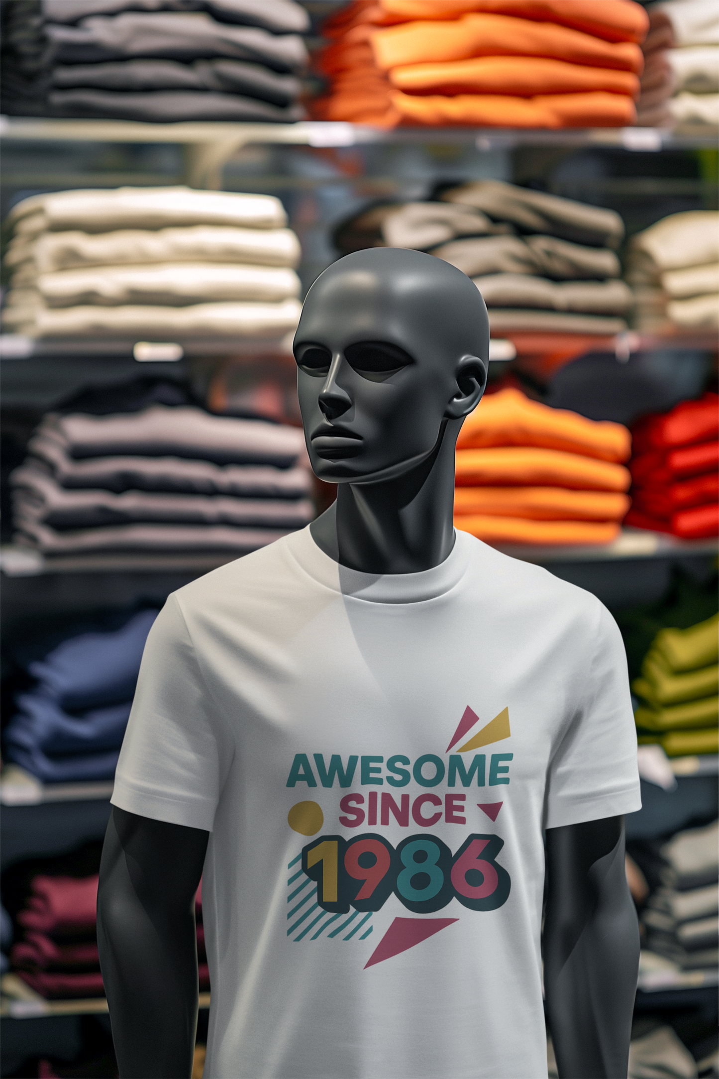 Retro Vibe 1986 T-Shirt Born to Vibe Cotton Tee, Vintage 80s Style Unisex Shirt, Birthday Gift, Casual Everyday Top