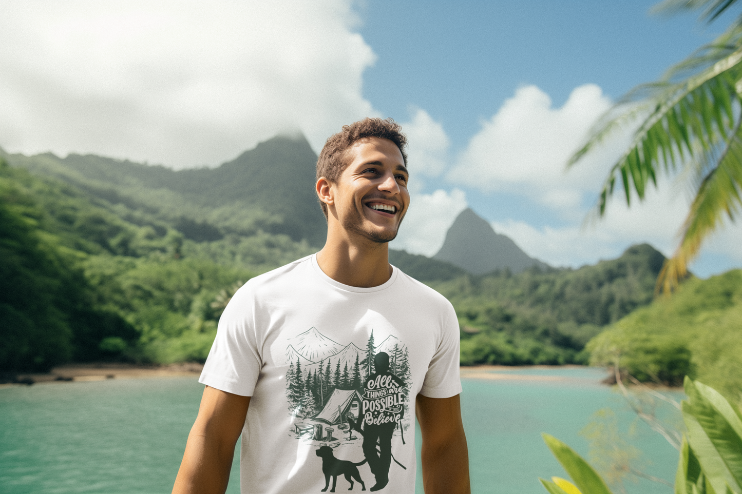All Things Are Possible If You Believe T-Shirt | Hiking Shirt | Camping Graphic Tee | Nature Lover Gift | Outdoor Adventure Shirt